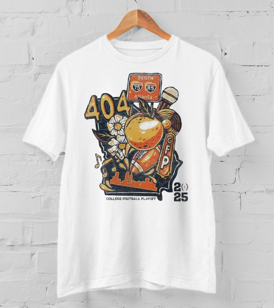 College Football Playoff 2025 404 Atlanta South 75 85 CFP T-Shirt