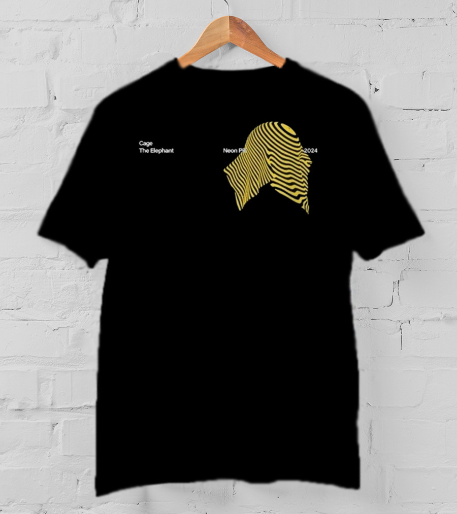 Cage The Elephant Neon Pattern T-Shirt
