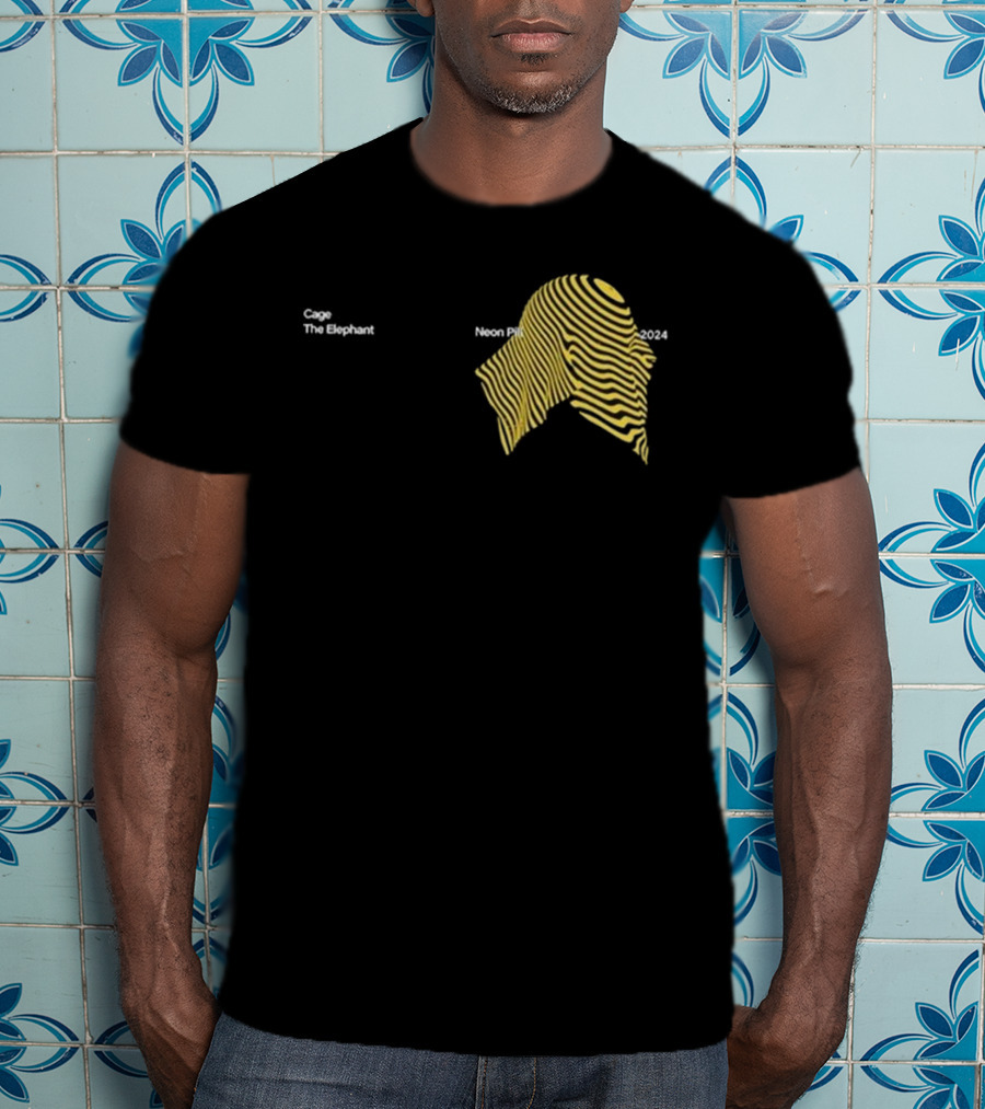 Cage The Elephant Neon Pattern T-Shirt