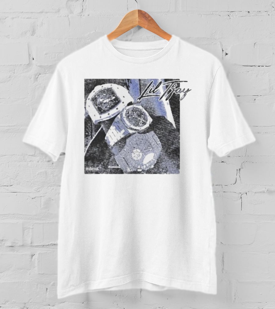 Lil Tjay Took A While Album Cover Watches T-Shirt