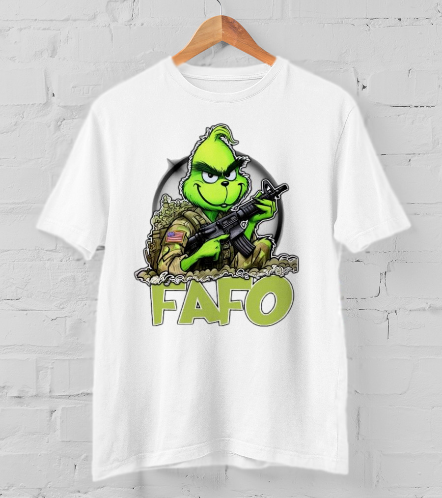 Grinch Fafo Military Christmas Special Edition T-Shirt