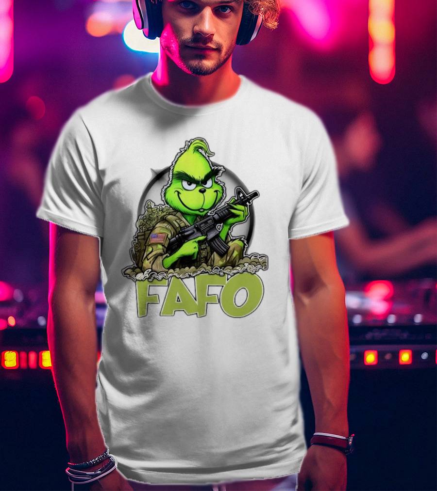 Grinch Fafo Military Christmas Special Edition T-Shirt