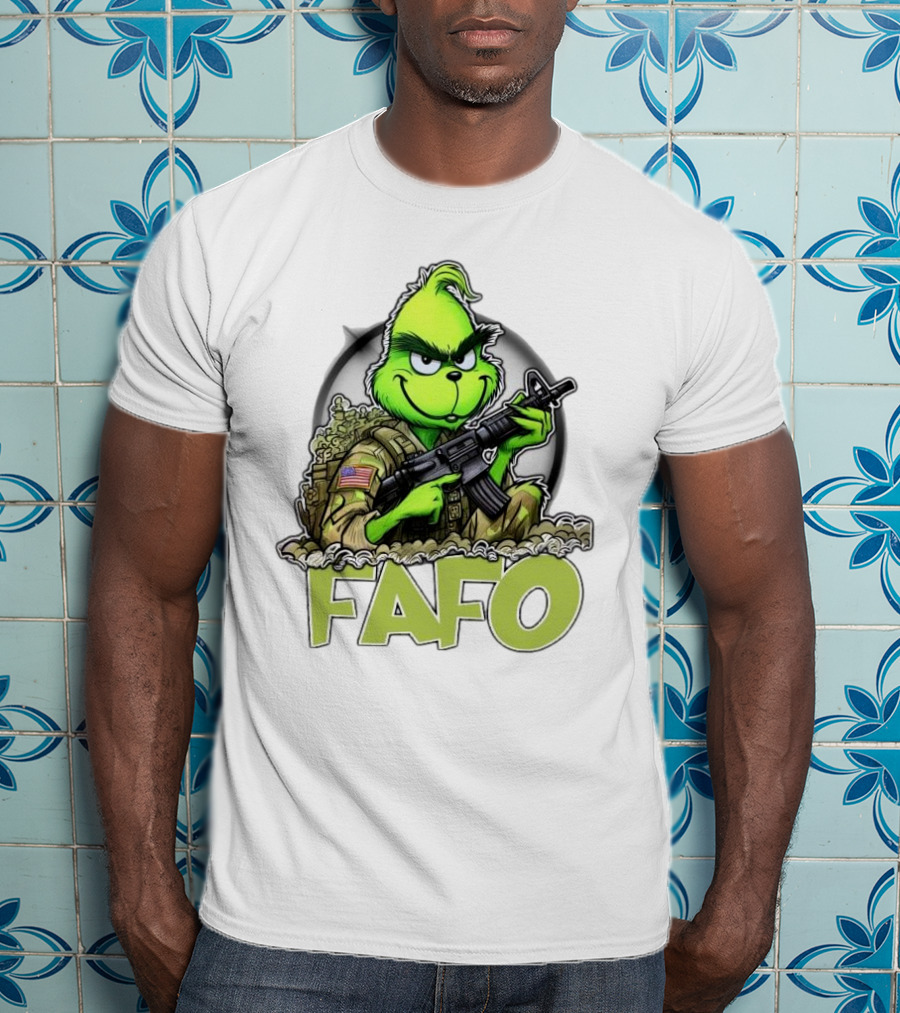 Grinch Fafo Military Christmas Special Edition T-Shirt