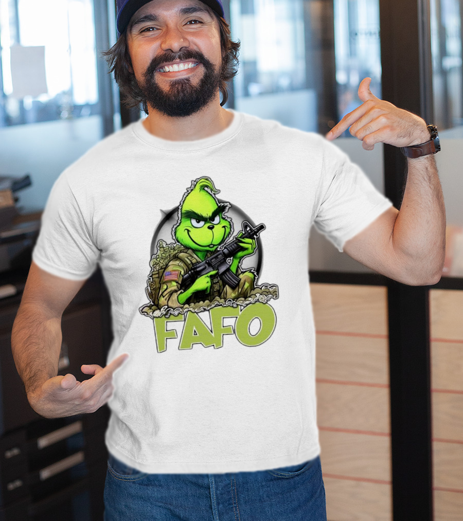 Grinch Fafo Military Christmas Special Edition T-Shirt