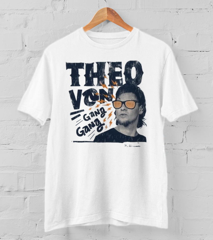 Theo Von Gang Gang Hypno Ivory Sunglasses T-Shirt