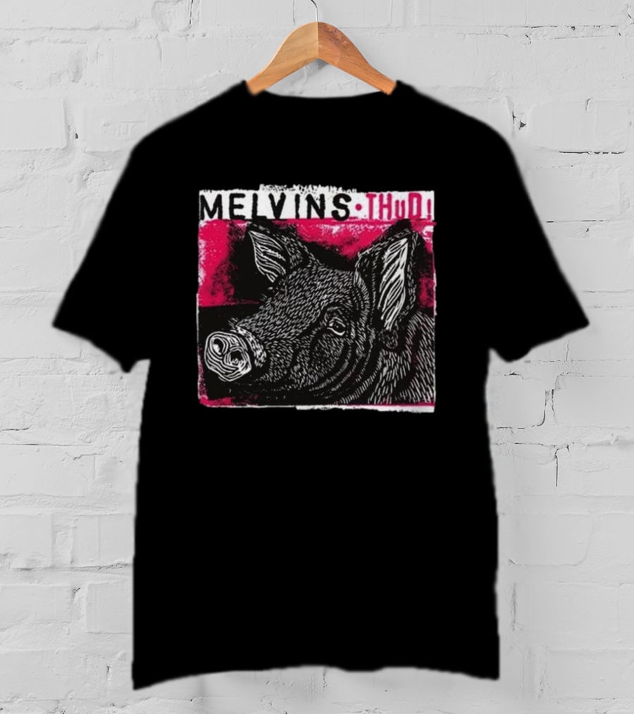 Melvins Thud Black Pig T-Shirt