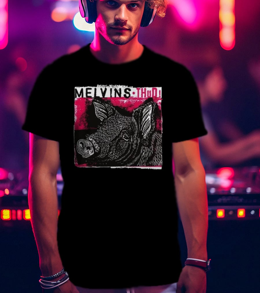 Melvins Thud Black Pig T-Shirt
