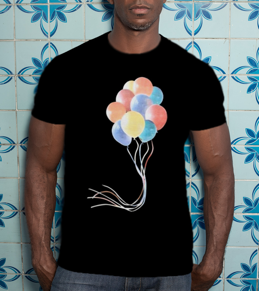 Pleasing X JW Anderson Multicolored Bunch Of Balloons Collection T-Shirt