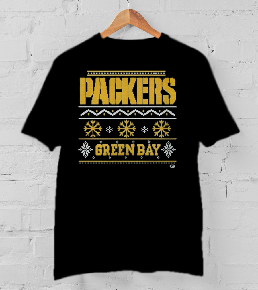 Packers Green Bay Holiday Ugly Christmas T-Shirt