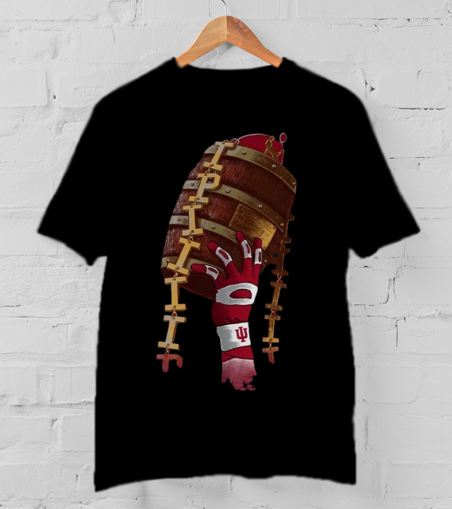 Indiana Hoosiers Old Oaken Bucket Victory Symbol Crimson T-Shirt