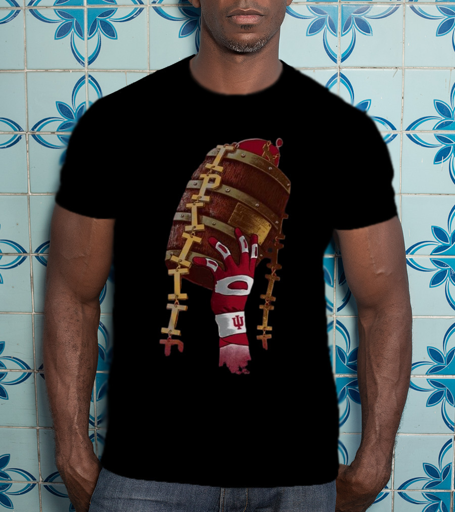 Indiana Hoosiers Old Oaken Bucket Victory Symbol Crimson T-Shirt