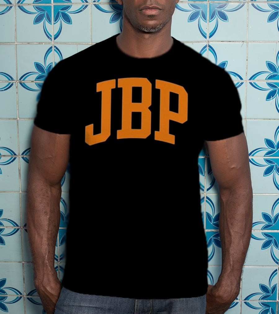 JBP Cobalt Orange Block Letters T-Shirt