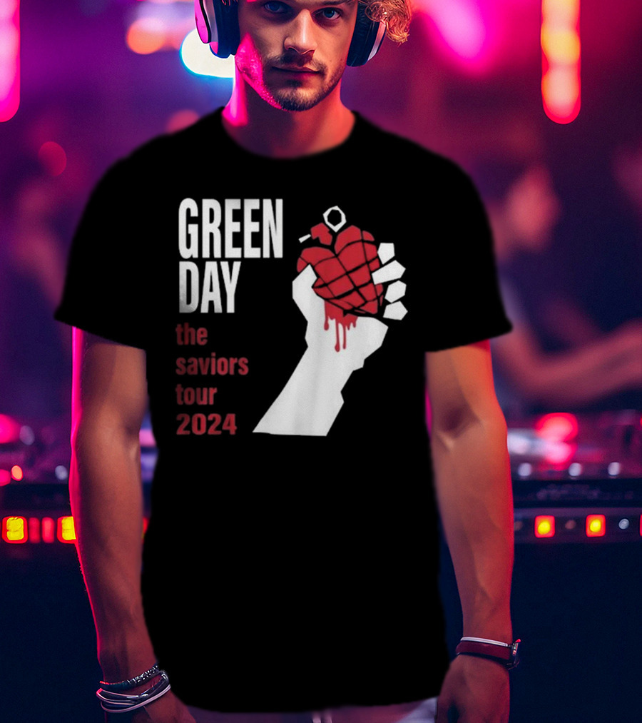 Green Day The Saviors Tour T-Shirt