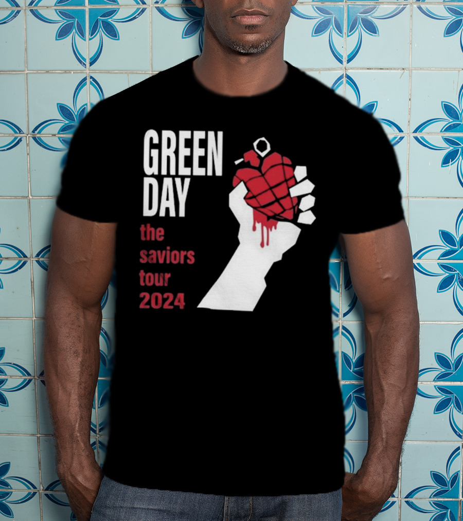 Green Day The Saviors Tour T-Shirt
