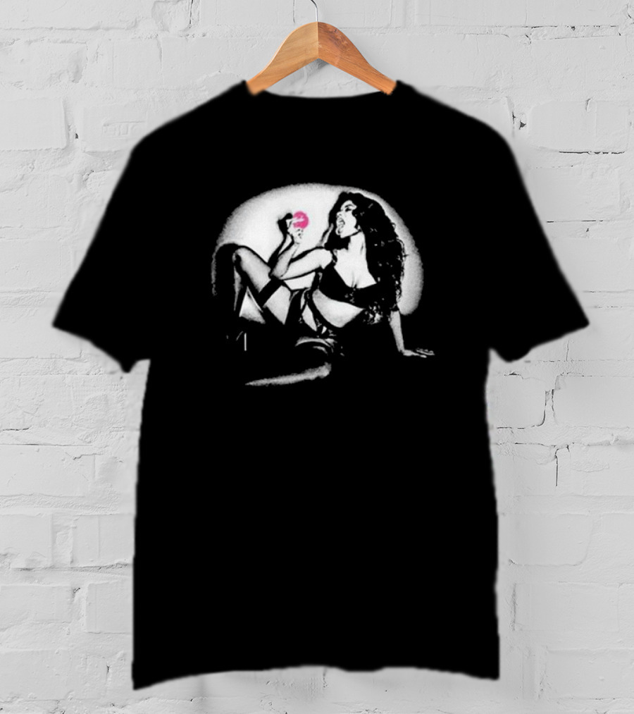 Nicki Minaj Pnkprnt Lollipop Pose Retro Pop T-Shirt