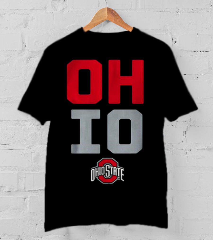Ohio State OH-IO Slogan With Ohio State University T-Shirt