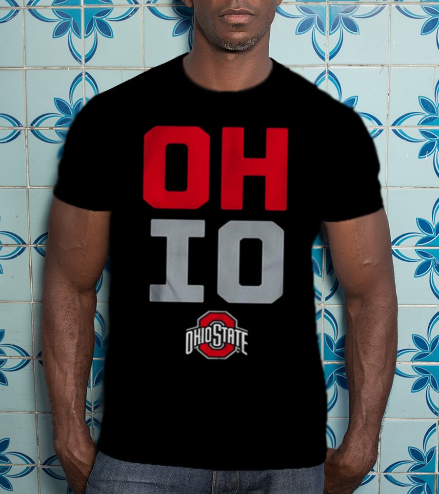 Ohio State OH-IO Slogan With Ohio State University T-Shirt