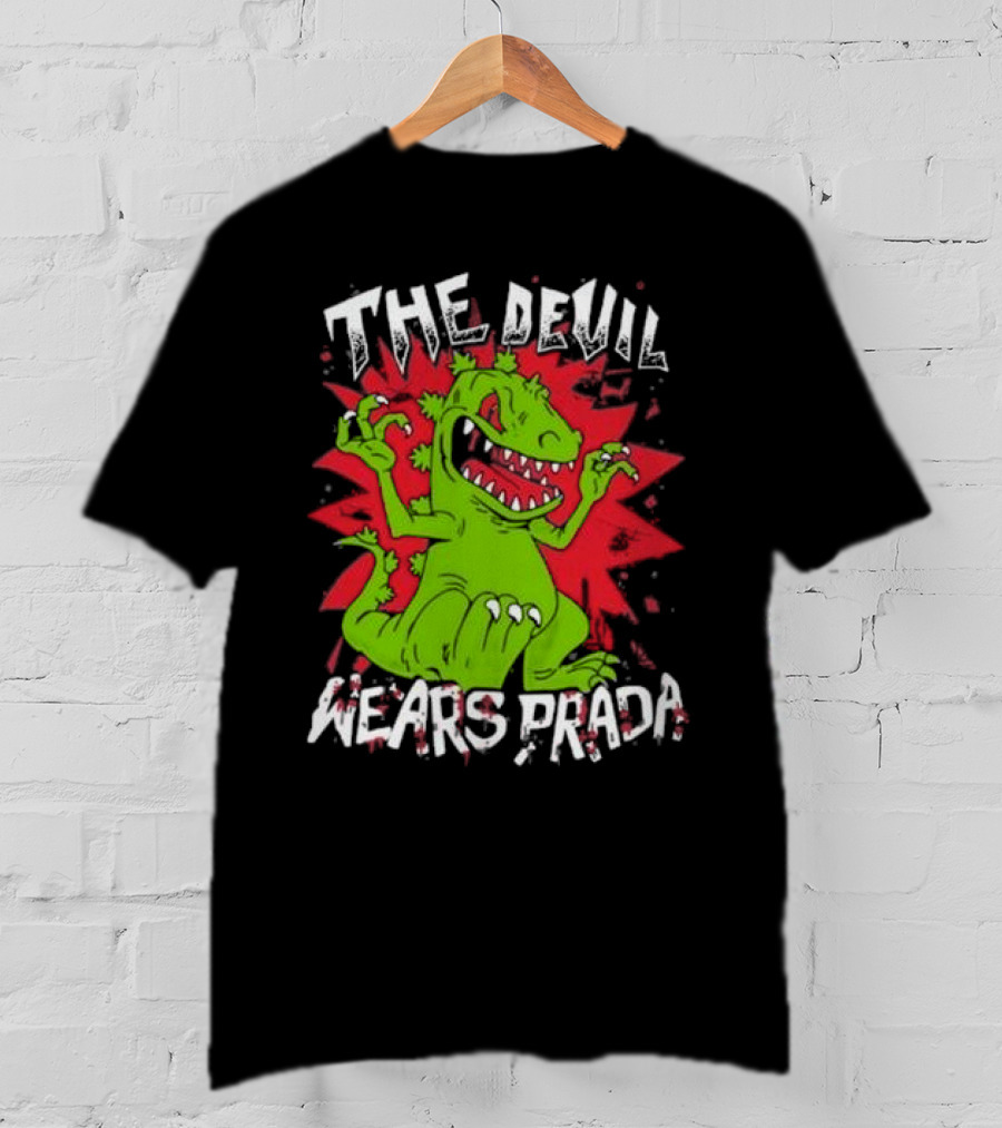 The Devil Wears Prada Reptar Rugrats Crossover T-Shirt