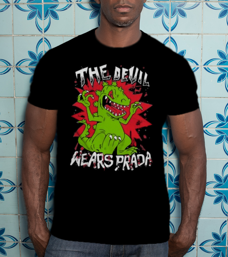 The Devil Wears Prada Reptar Rugrats Crossover T-Shirt