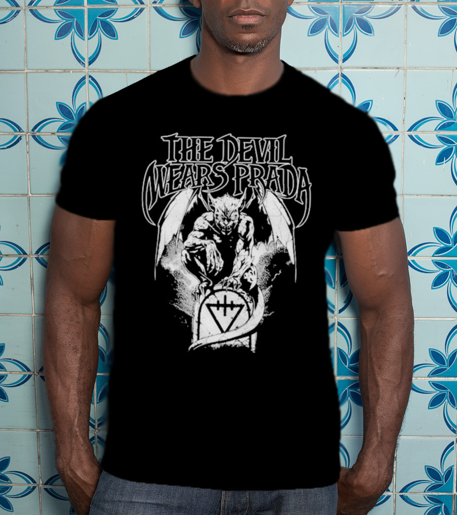 The Devil Wears Prada Gargoyle Winged Creature Gravesite T-Shirt