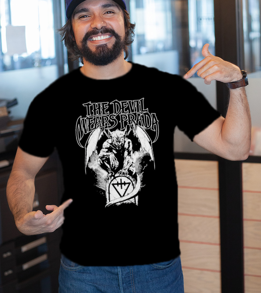 The Devil Wears Prada Gargoyle Winged Creature Gravesite T-Shirt