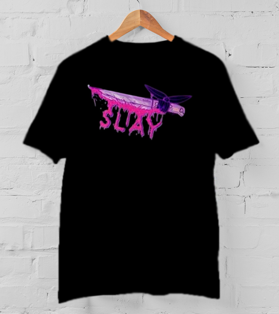 Weeby Newz Purple Knife Slay T-Shirt