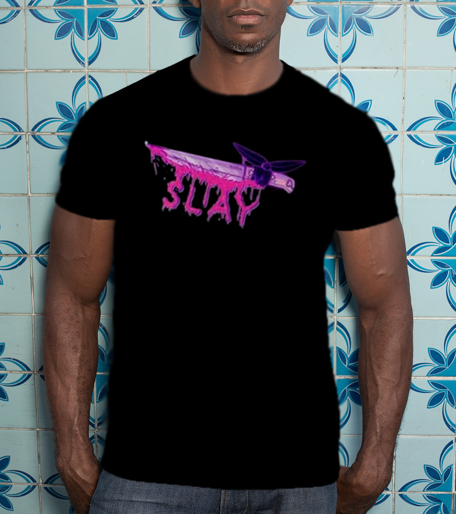 Weeby Newz Purple Knife Slay T-Shirt