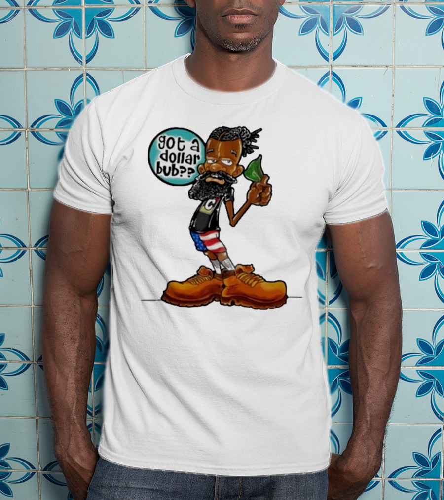 Damon Darling Got A Dollar Bub Character With Funky Style And Patriotic Colors T-Shirt