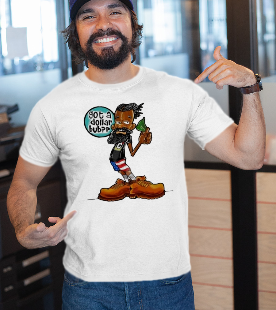 Damon Darling Got A Dollar Bub Character With Funky Style And Patriotic Colors T-Shirt