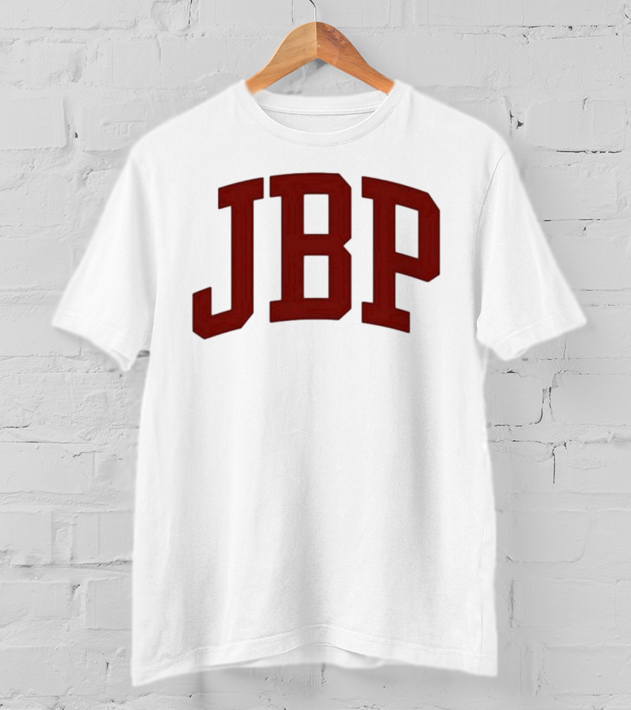 JBP Cream Bold Red Letters T-Shirt