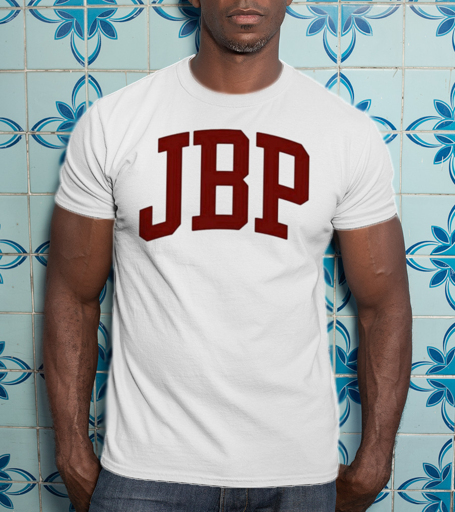 JBP Cream Bold Red Letters T-Shirt