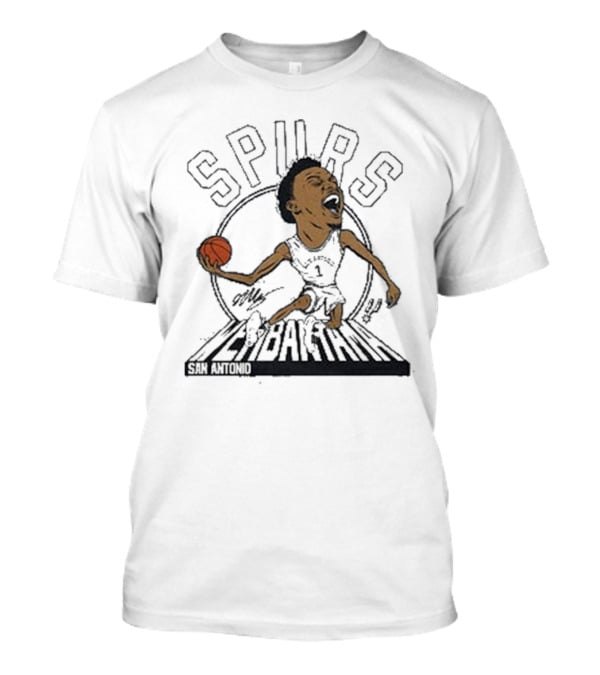 Spurs San Antonio Wembanyama Signature T-Shirt