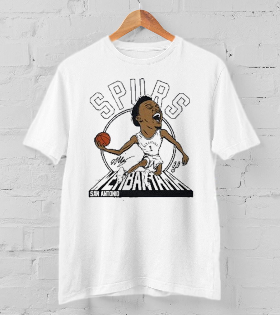 Spurs San Antonio Wembanyama Signature T-Shirt