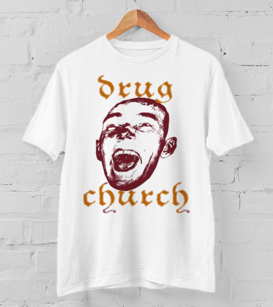 Drug Church Face Graphic T-Shirt