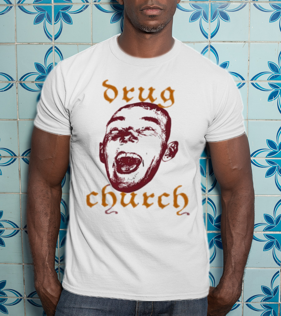 Drug Church Face Graphic T-Shirt
