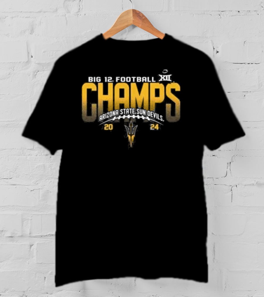 Big 12 Football Champs Arizona State Sun Devils T-Shirt