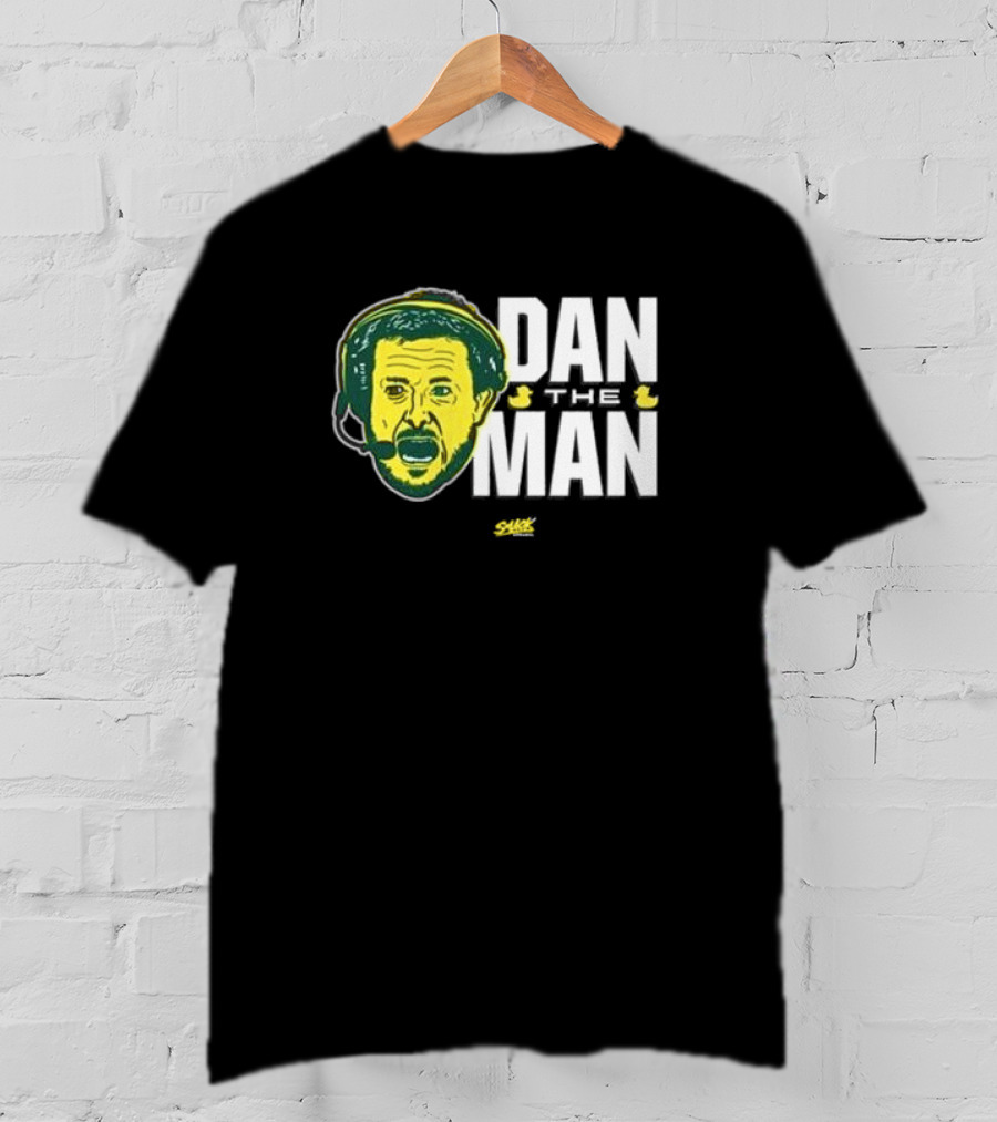 Dan Lanning Oregon Dan The Man Ducks Coach Headset Face T-Shirt