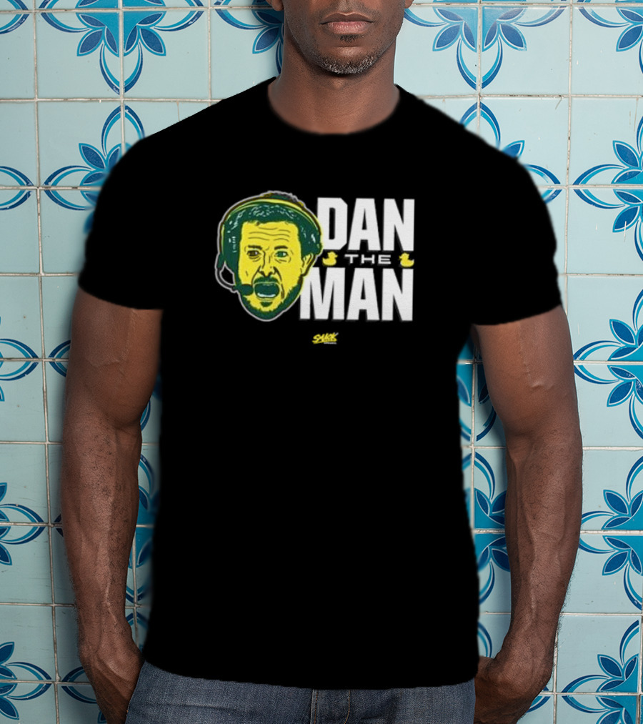Dan Lanning Oregon Dan The Man Ducks Coach Headset Face T-Shirt