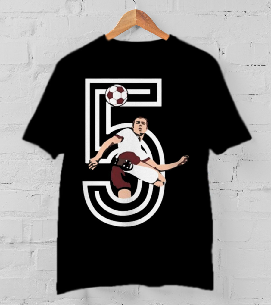 Der Kaiser Franz Beckenbauer Iconic Number 5 Soccer Legend T-Shirt