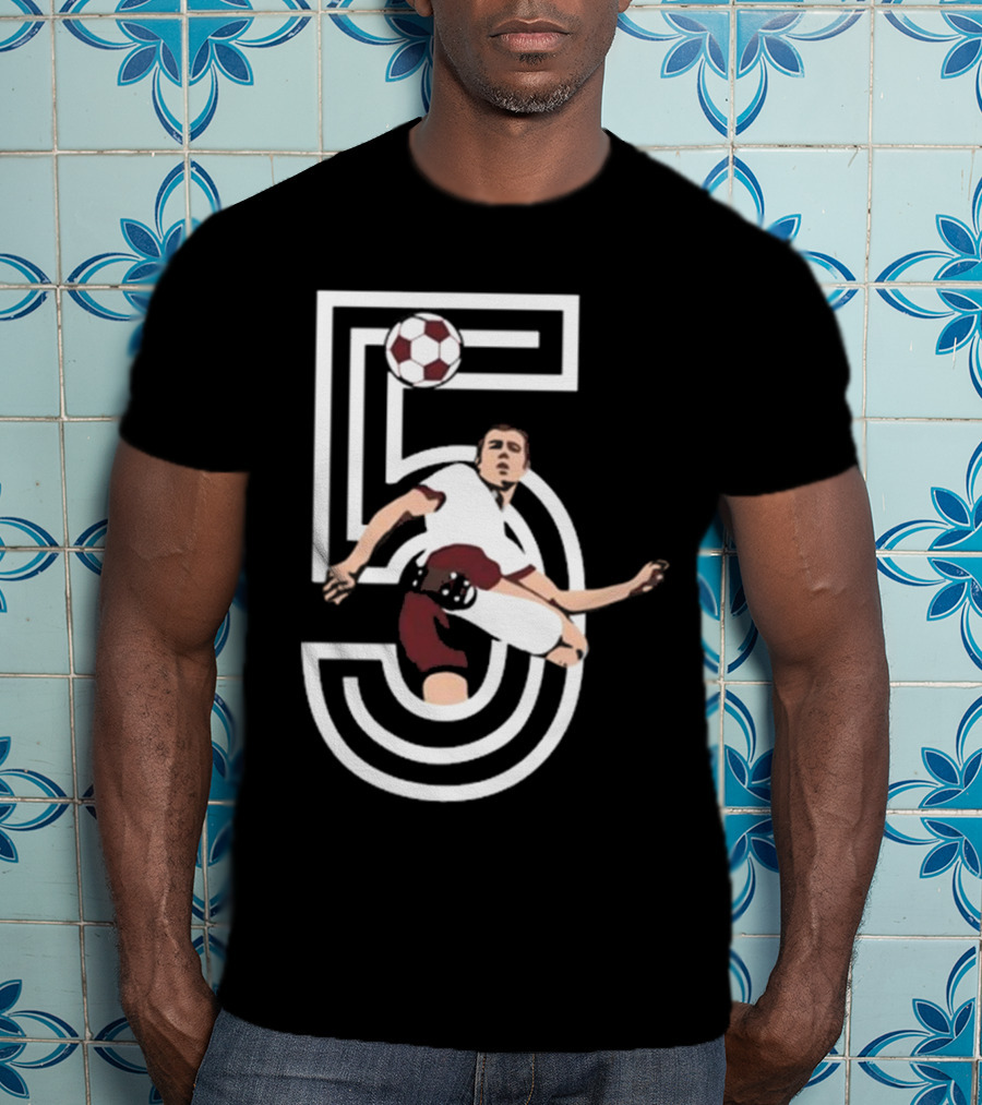 Der Kaiser Franz Beckenbauer Iconic Number 5 Soccer Legend T-Shirt