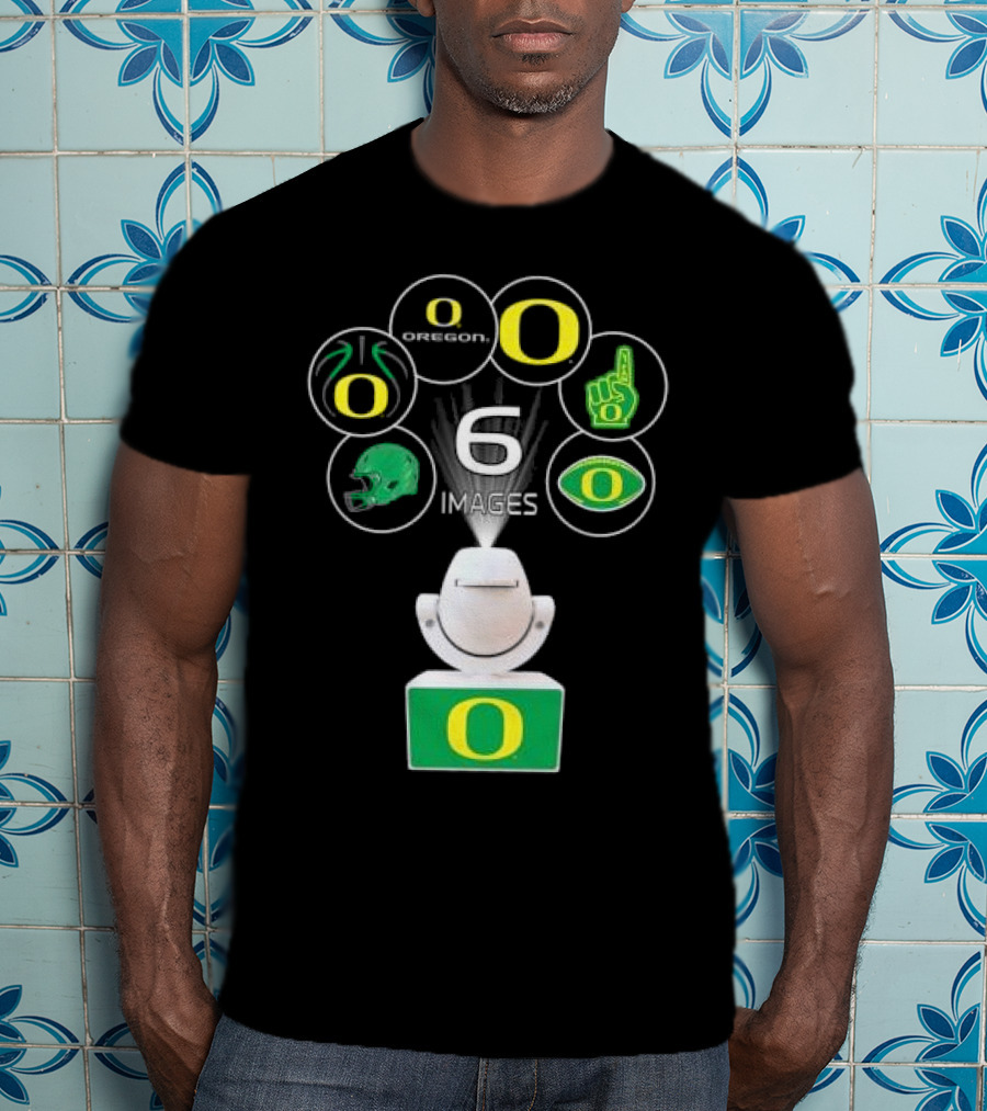 Oregon Ducks LED Mini Spotlight Projector Night Light With 6 Interchangeable T-Shirt