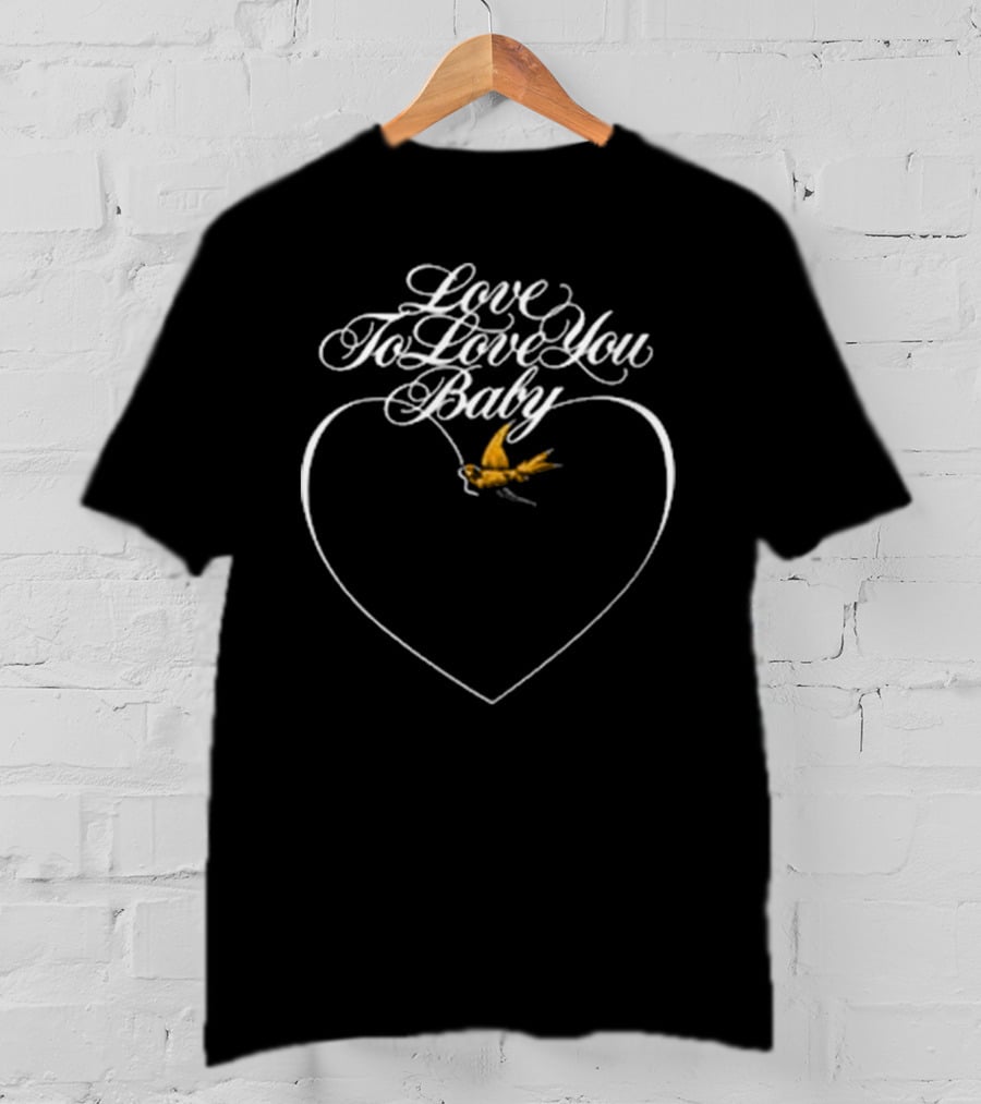 Noah X Donna Summer Love To Love You Baby Heart Bird T-Shirt