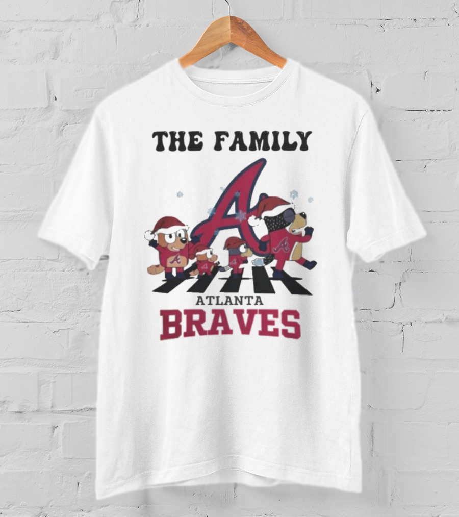 Atlanta Braves The Family Merry Christmas T-Shirt