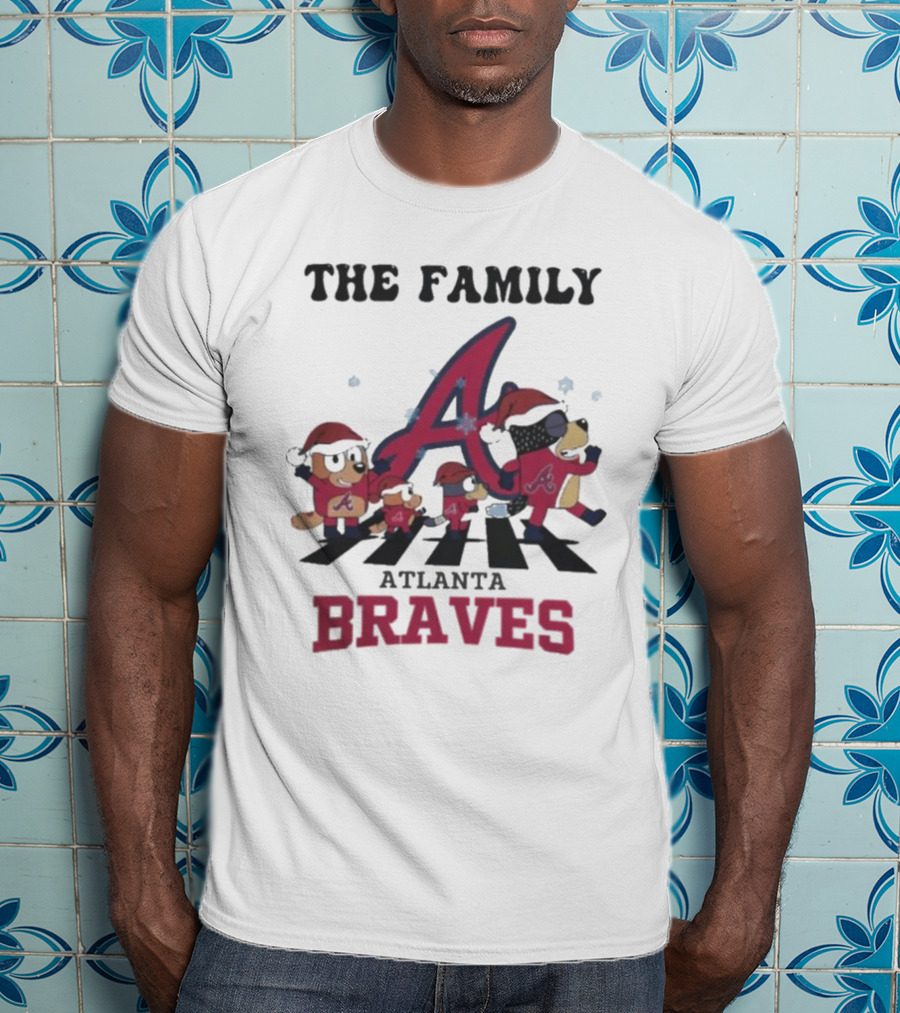 Atlanta Braves The Family Merry Christmas T-Shirt