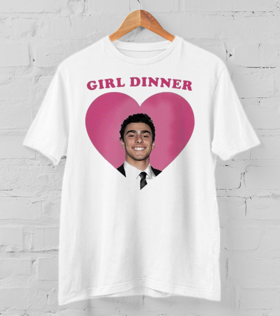 Luigi Mangione Girl Dinner Heart Shape T-Shirt