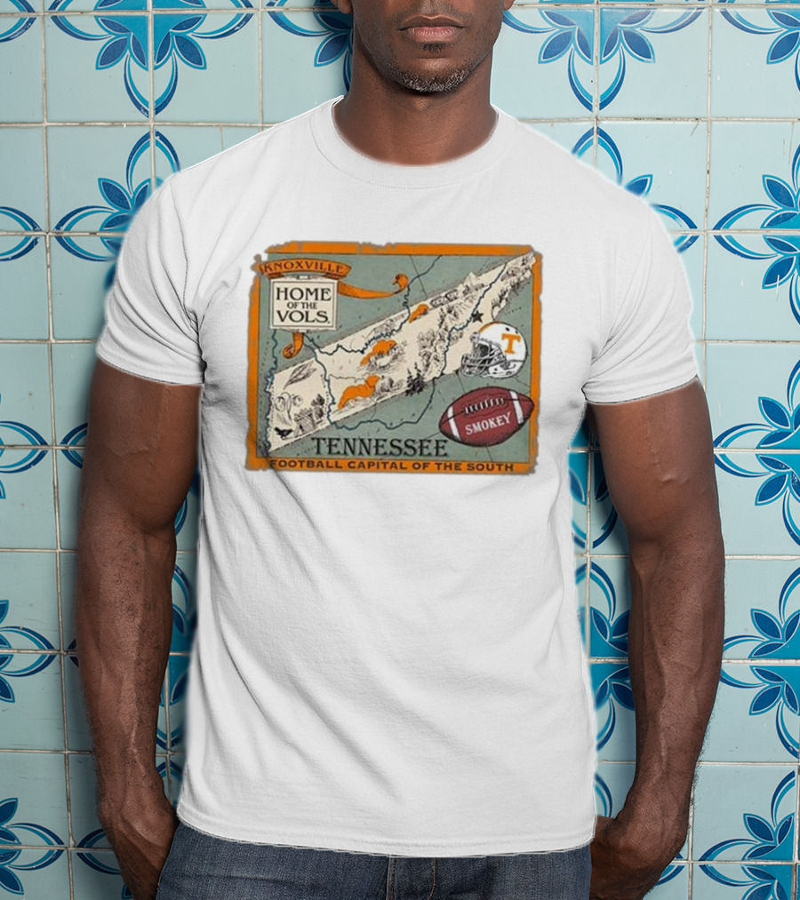 Tennessee Knoxville Home Of The Vols Football Capital Of The South Smokey T-Shirt