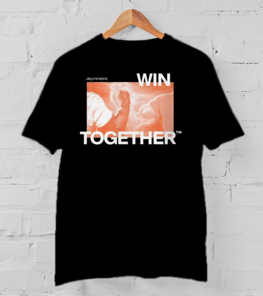 Asymmetric Win Together Iconic Handshake Unity T-Shirt