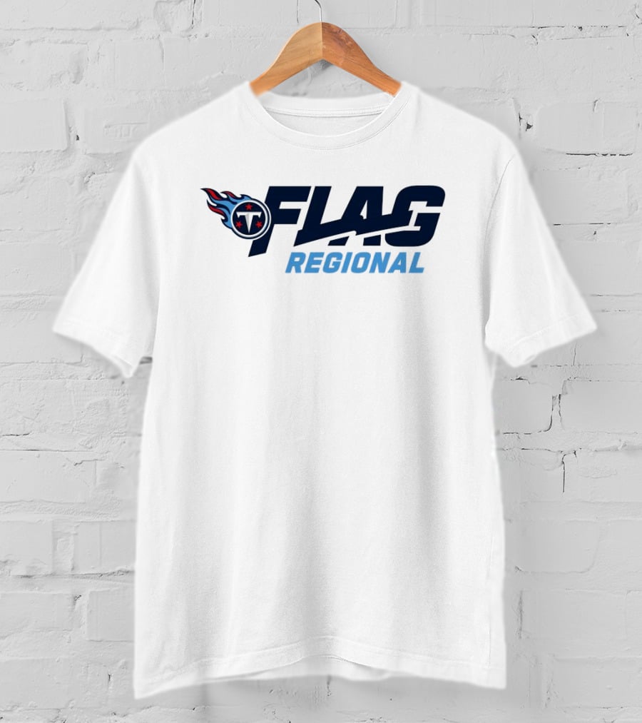Tennessee Titans 2025 NFL Flag Regional T-Shirt