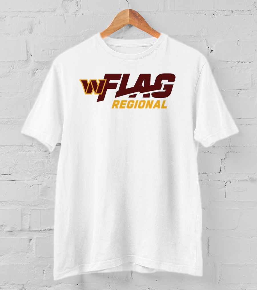 Washington Commanders W Flag Regional 2025 NFL Tournaments T-Shirt
