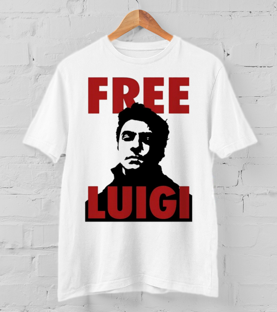 Free Luigi Mangione Bold Statement Iconic T-Shirt